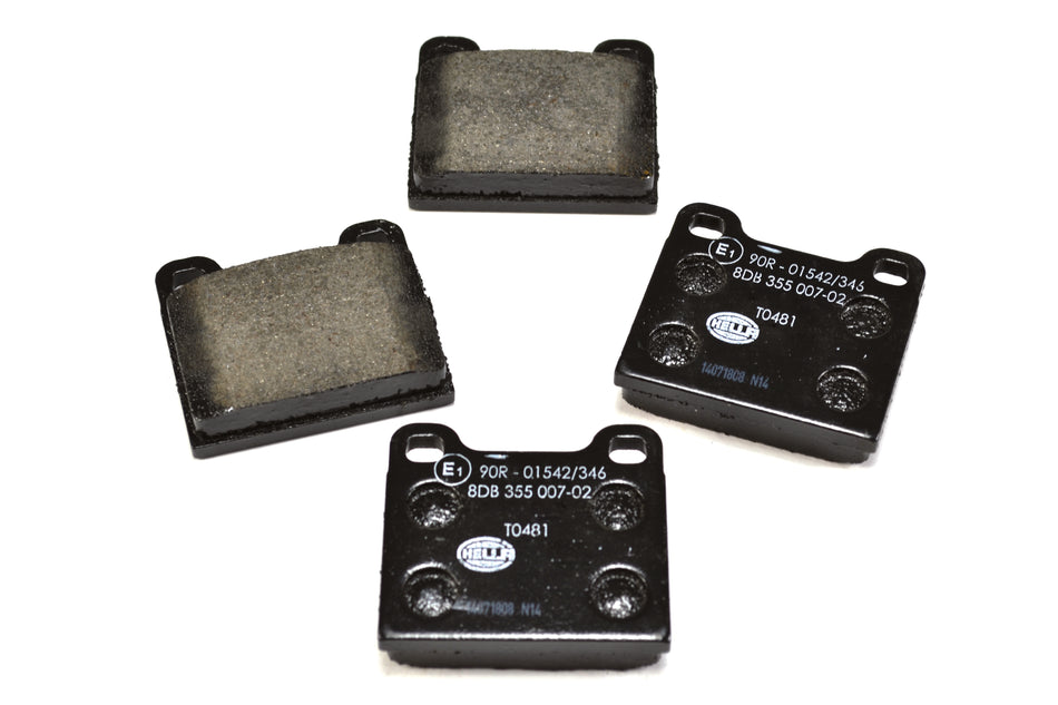 BRAKE PAD SET, LOW-METALLIC