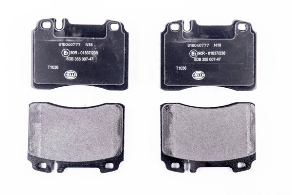 BRAKE PAD SET, LOW-METALLIC