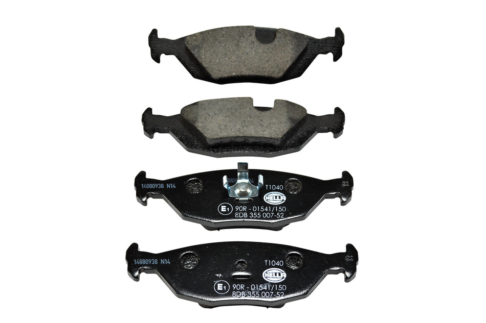 BRAKE PAD SET, LOW-METALLIC