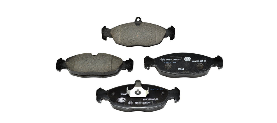 BRAKE PAD SET, LOW-METALLIC