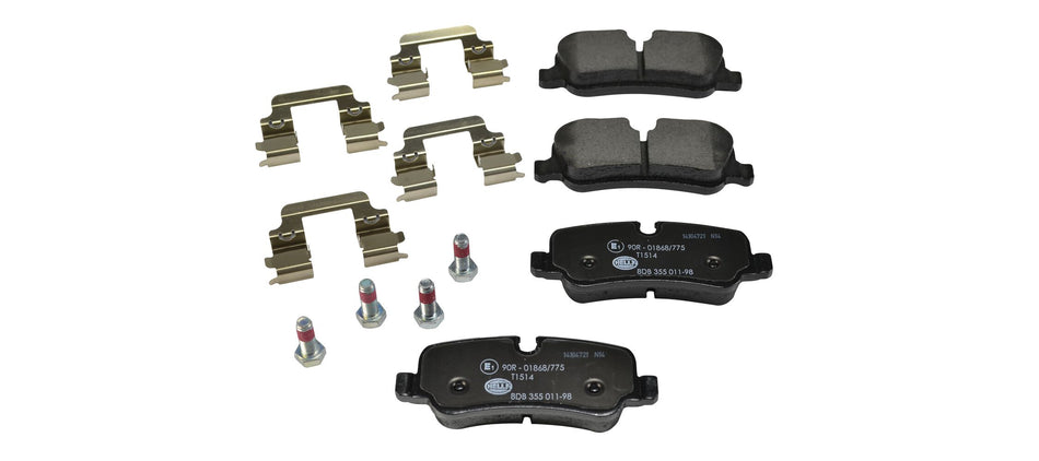 BRAKE PAD SET, LOW-METALLIC