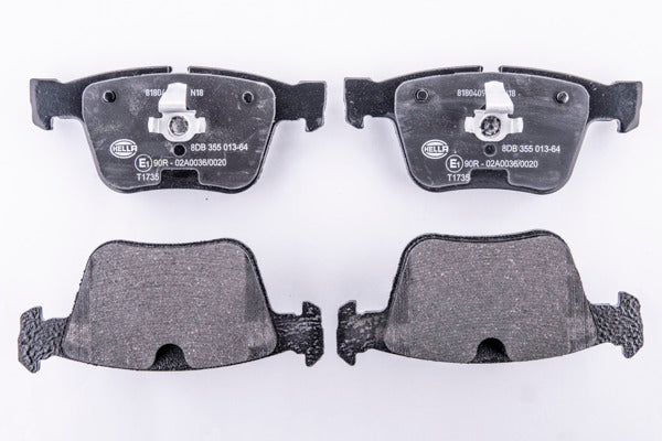 BRAKE PAD SET, LOW-METALLIC