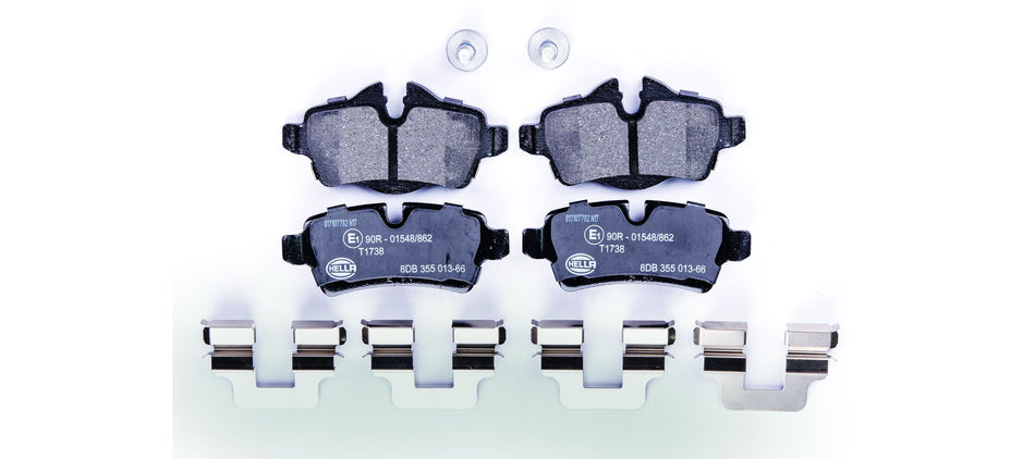 BRAKE PAD SET, LOW-METALLIC
