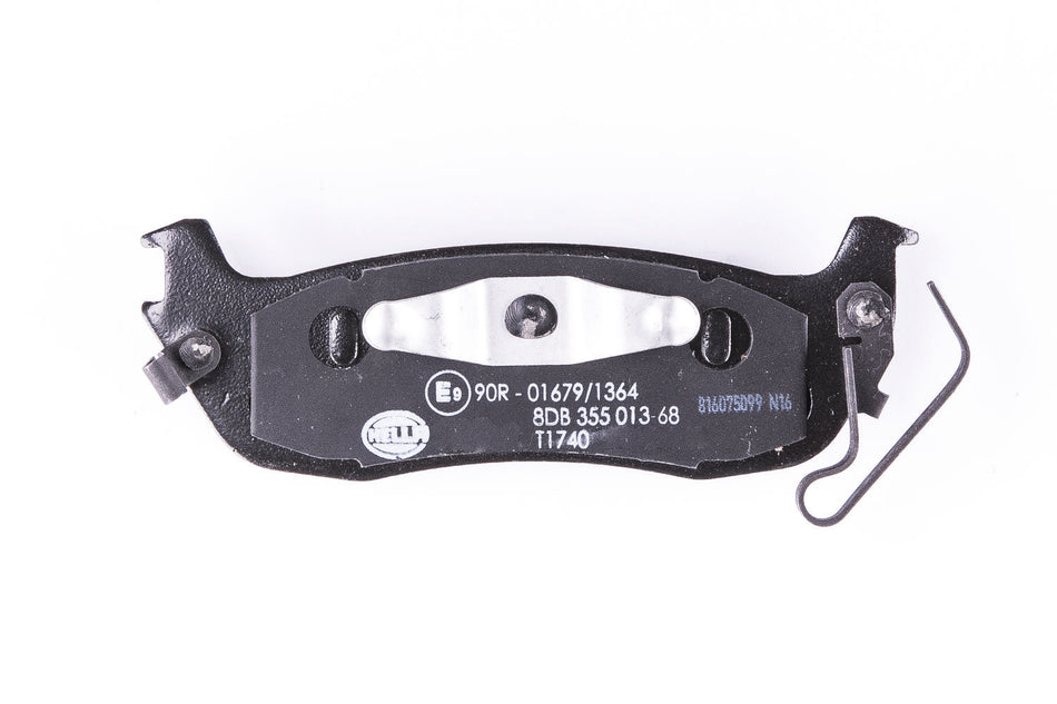 BRAKE PAD SET, LOW-METALLIC