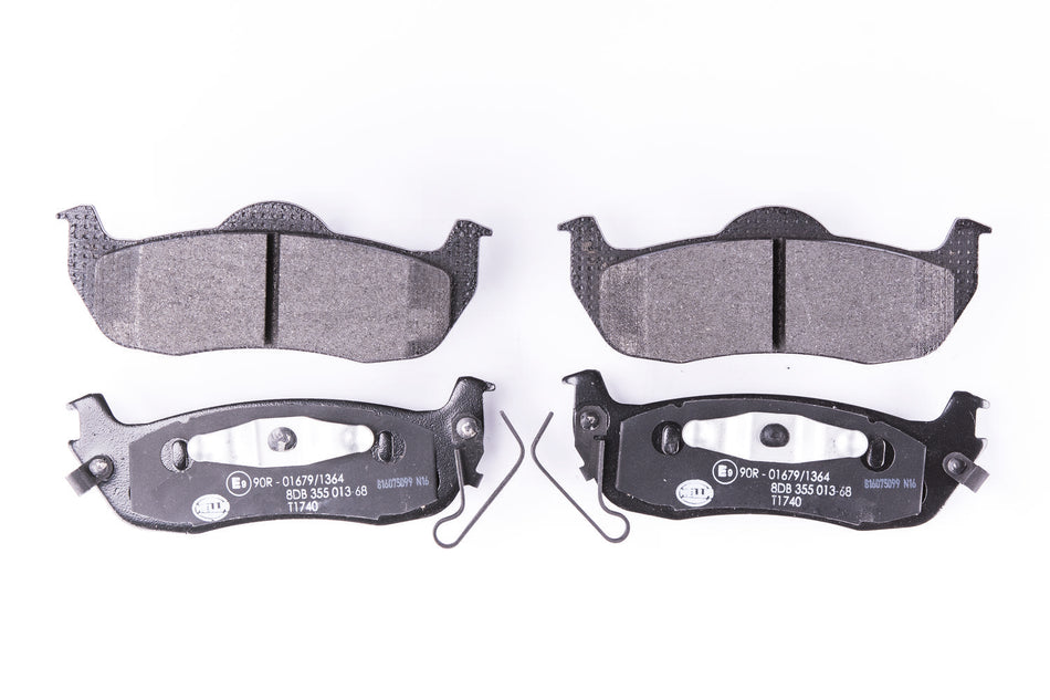 BRAKE PAD SET, LOW-METALLIC