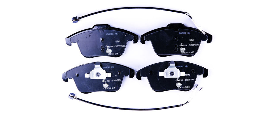 BRAKE PAD SET, LOW-METALLIC
