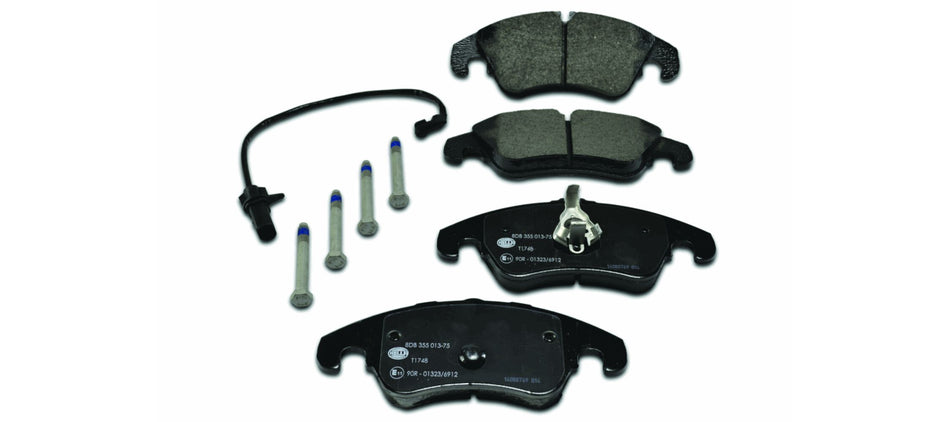 BRAKE PAD SET, LOW-METALLIC