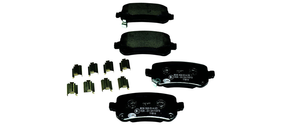 BRAKE PAD SET, LOW-METALLIC