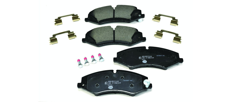 BRAKE PAD SET, LOW-METALLIC