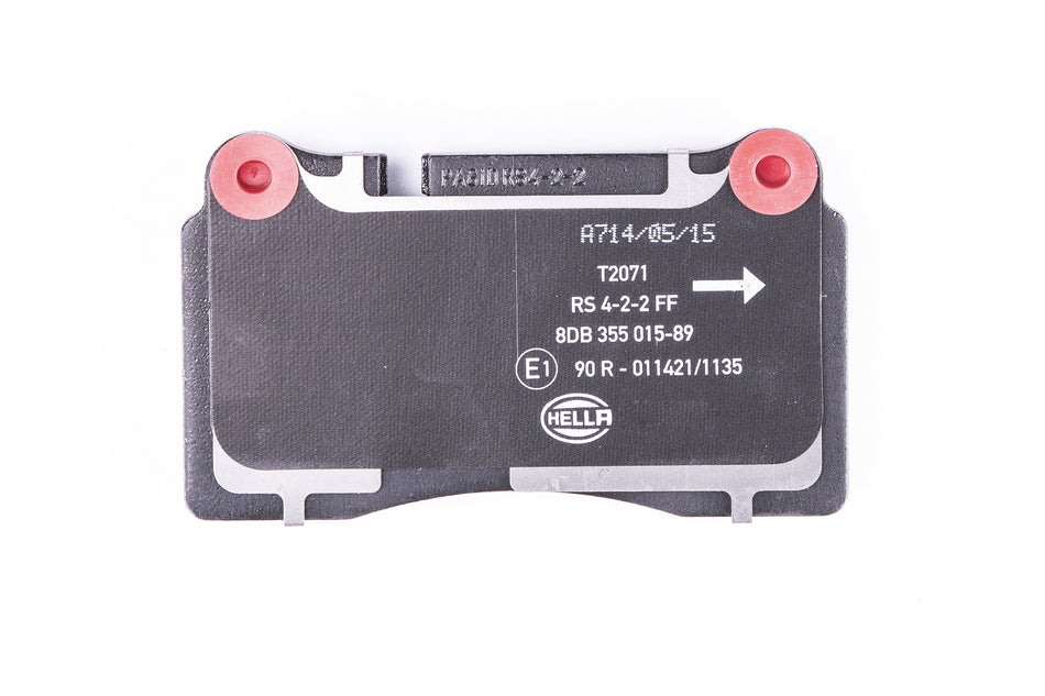 BRAKE PAD SET, LOW-METALLIC