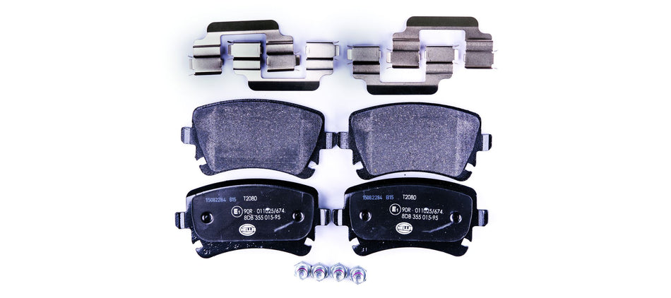 BRAKE PAD SET, LOW-METALLIC
