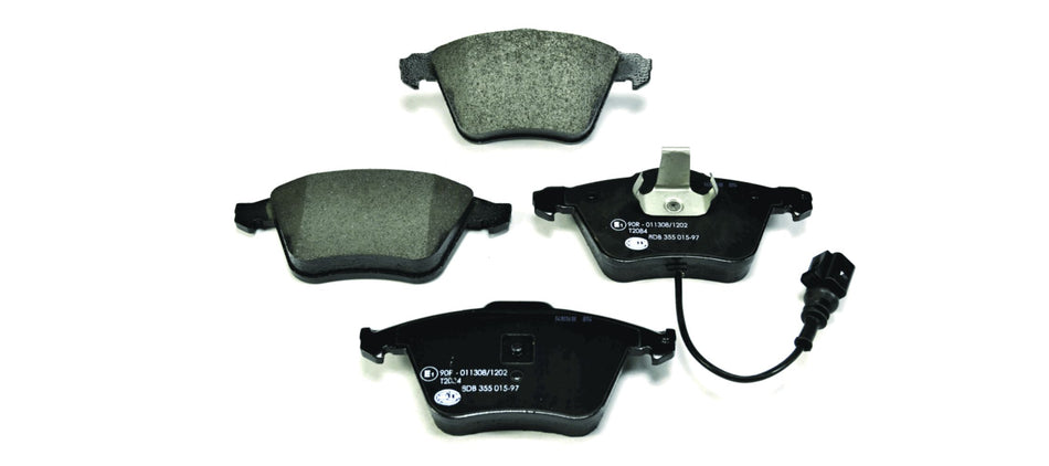 BRAKE PAD SET, LOW-METALLIC