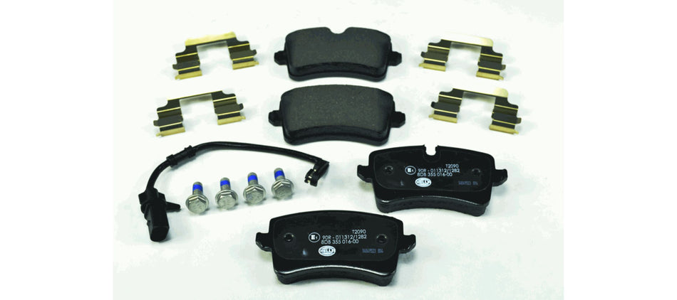 BRAKE PAD SET, LOW-METALLIC