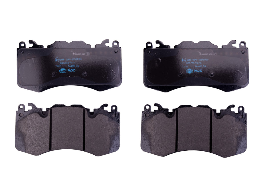 BRAKE PAD SET, LOW-METALLIC