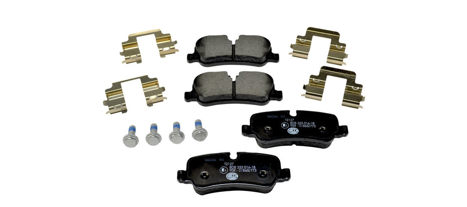 BRAKE PAD SET, LOW-METALLIC