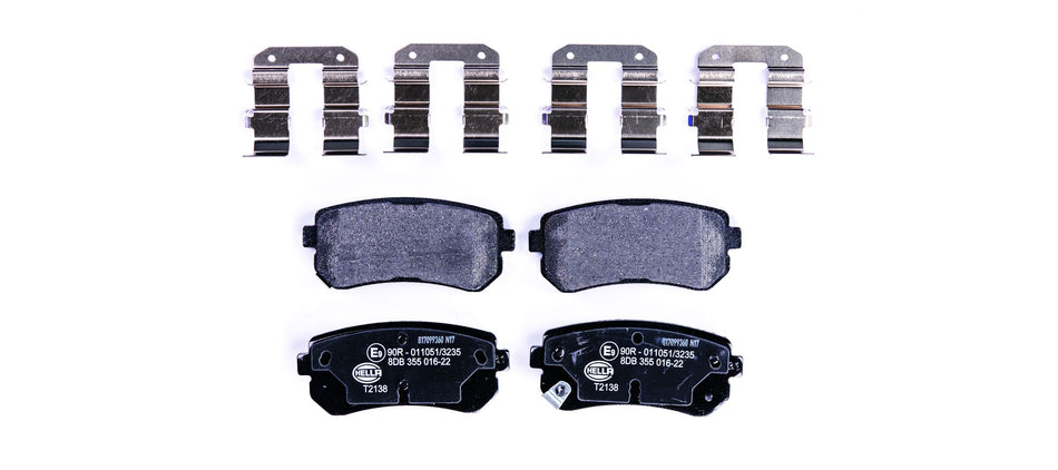 BRAKE PAD SET, LOW-METALLIC