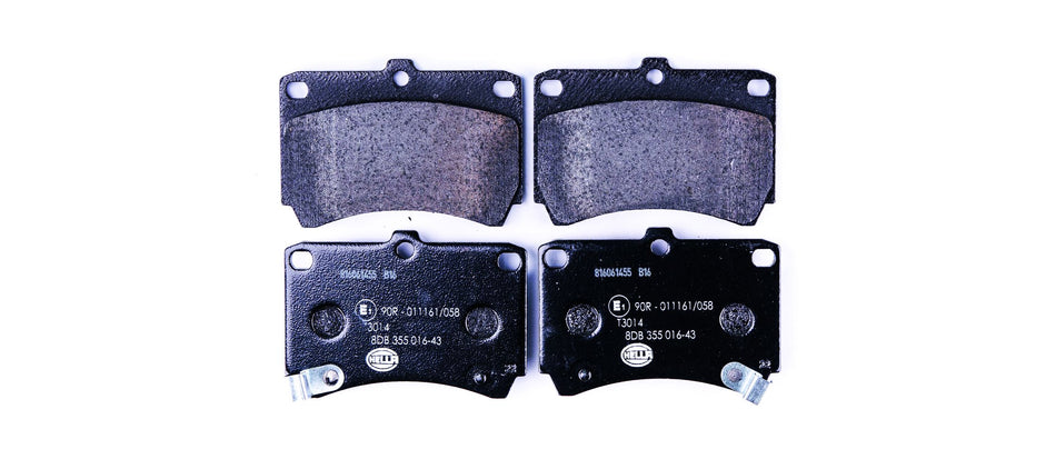 BRAKE PAD SET, LOW-METALLIC