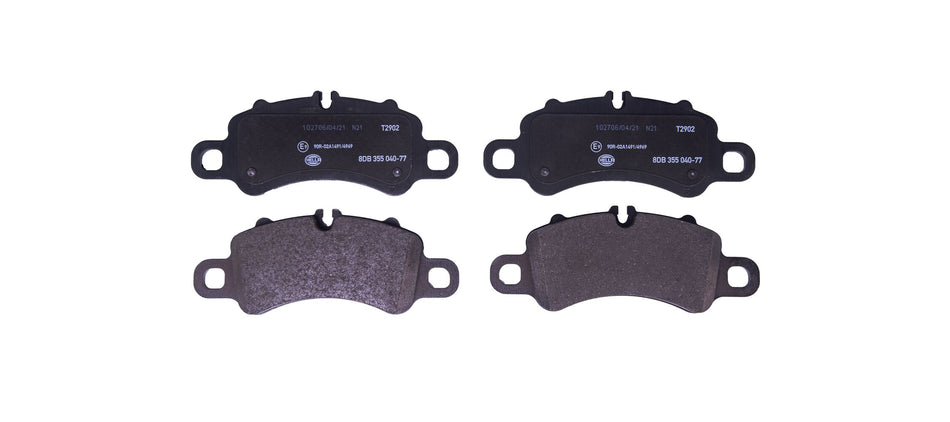 BRAKE PAD SET, LOW-METALLIC