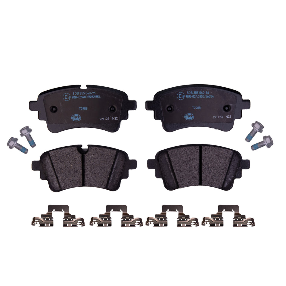 BRAKE PAD SET, LOW-METALLIC
