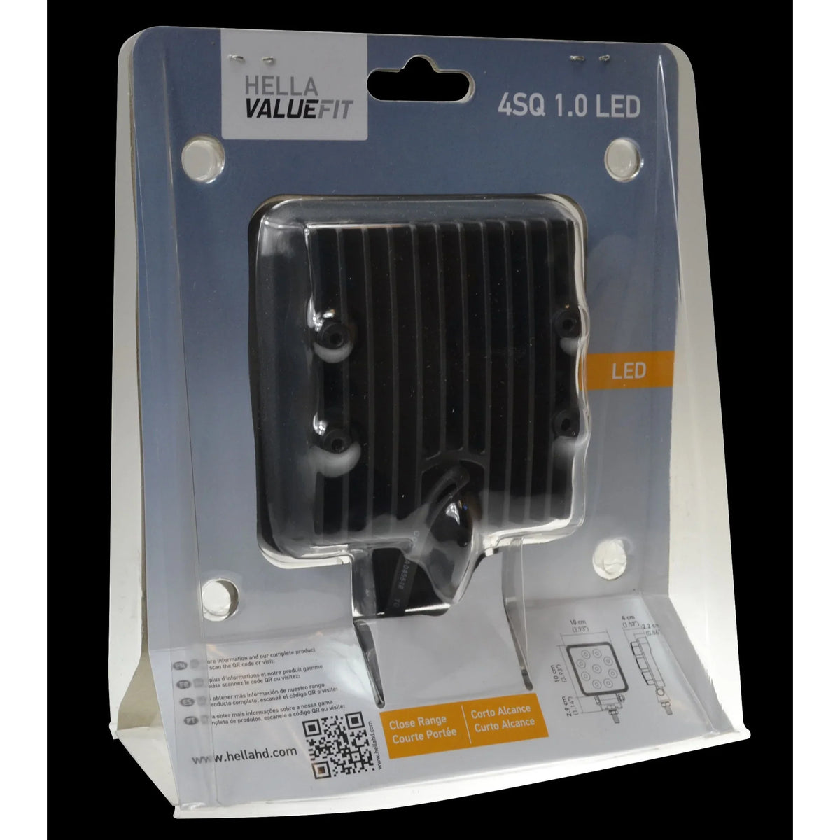 HELLA X-Treme Series LED Driving Lights in rugged aluminum housing, IP69K rated, auxiliary high-beam for off-road.