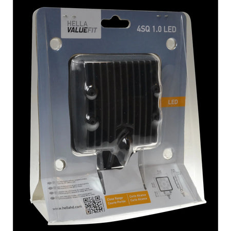 HELLA X-Treme Series LED Driving Lights in rugged aluminum housing, IP69K rated, auxiliary high-beam for off-road.