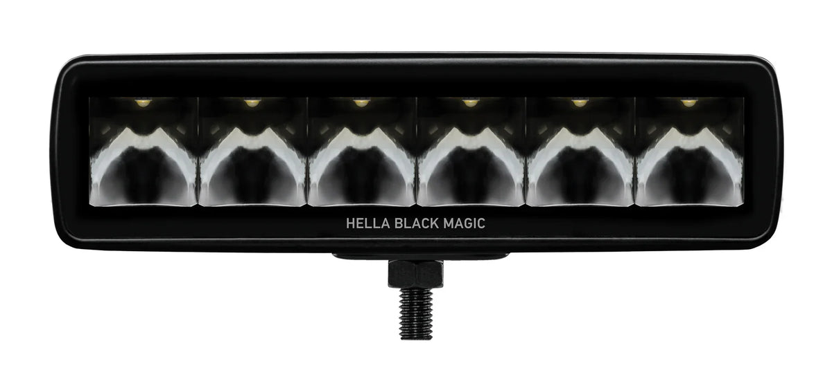 HELLA X-Treme Series LED Driving Lights in white mode with X-shape position light, IP69K, rugged aluminum housing, auxiliary high-beam for off-road