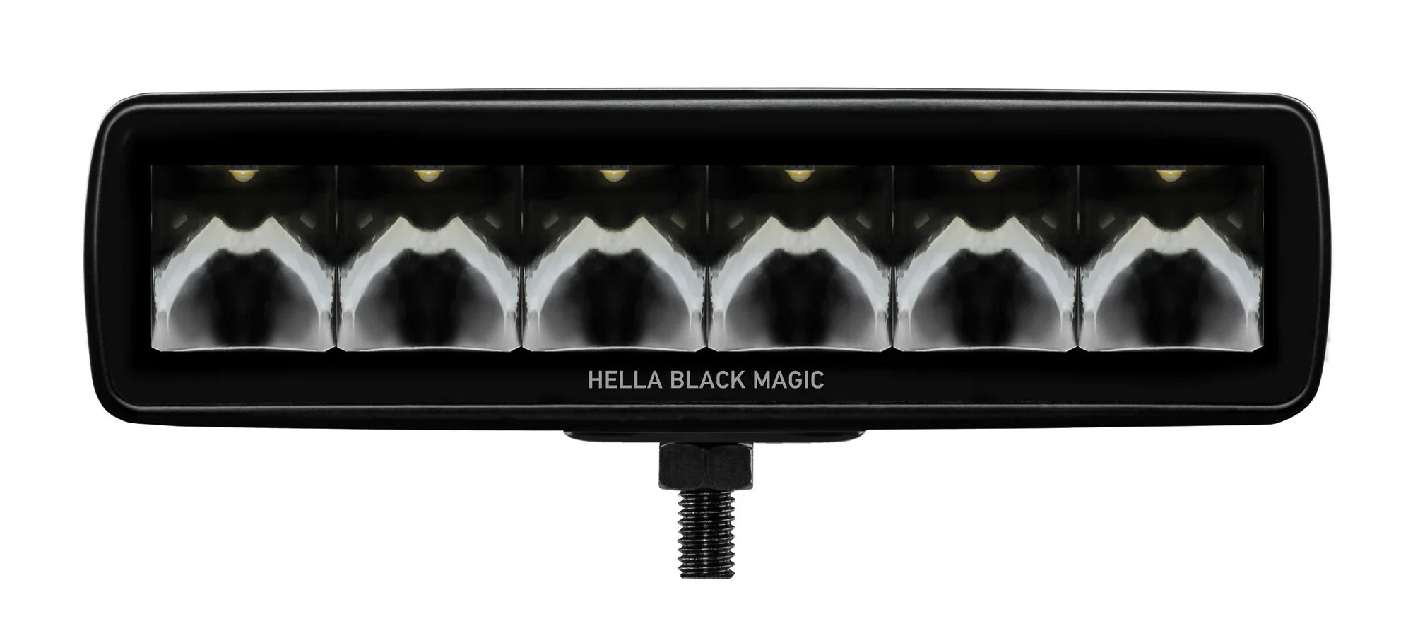HELLA X-Treme Series LED Driving Lights in white mode with X-shape position light, IP69K, rugged aluminum housing, auxiliary high-beam for off-road