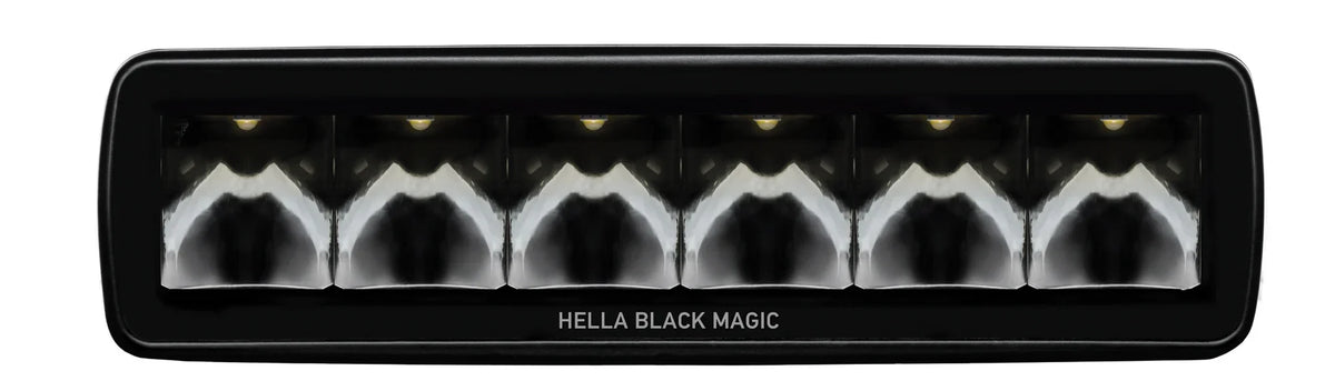 HELLA X-Treme Series LED Driving Lights in White mode, rugged aluminum housing, IP69K, auxiliary high-beam, off-road