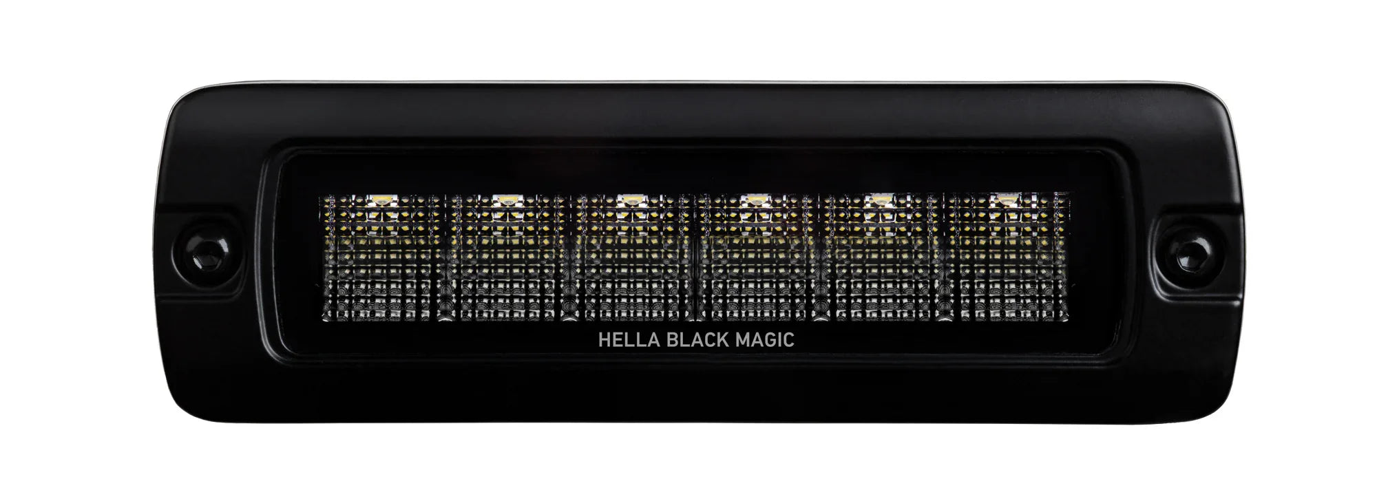 HELLA X-Treme Series LED Driving Lights in white mode, rugged aluminum housing, IP69K, auxiliary high-beam, off-road
