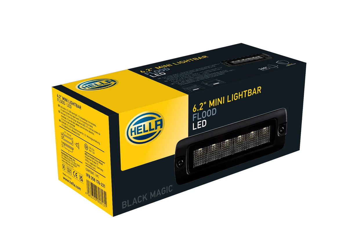 HELLA X-Treme Series 6.2" LED Driving Lights, IP69K, rugged auxiliary high-beam for off-road