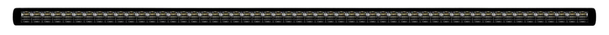 HELLA Black Magic LED Lightbar 50" Slim — detail view of LED module and clear lens