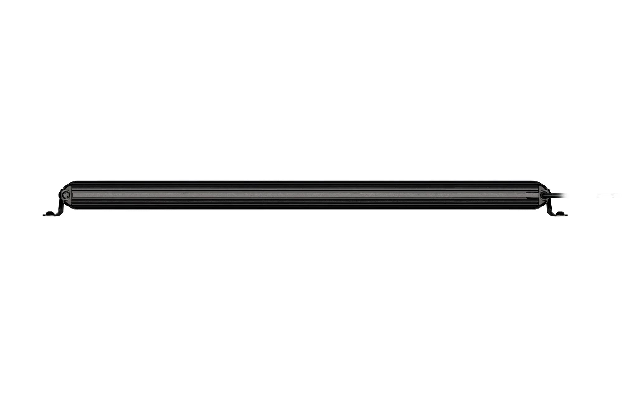 HELLA Black Magic Tough Slim Lightbar 30" — back view with mounting brackets