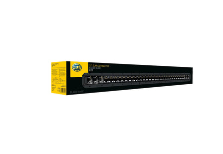 HELLA Black Magic Tough Slim Lightbar 30" — angled product view of slim LED bar