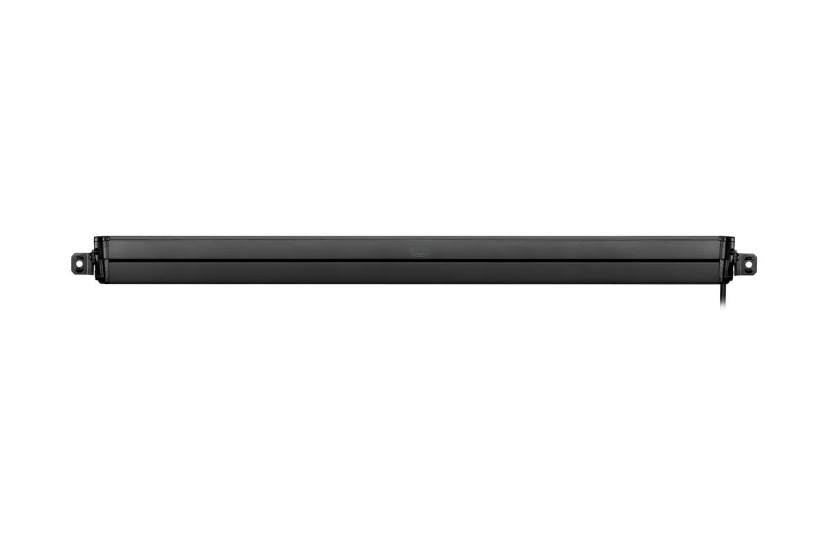 HELLA Black Magic Tough Slim Lightbar 30" — top view of slim LED bar