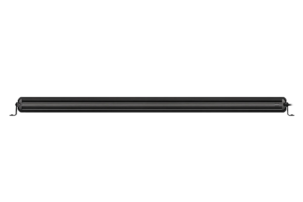 HELLA Black Magic Tough Double Row Lightbar 50" — back view with mounting brackets