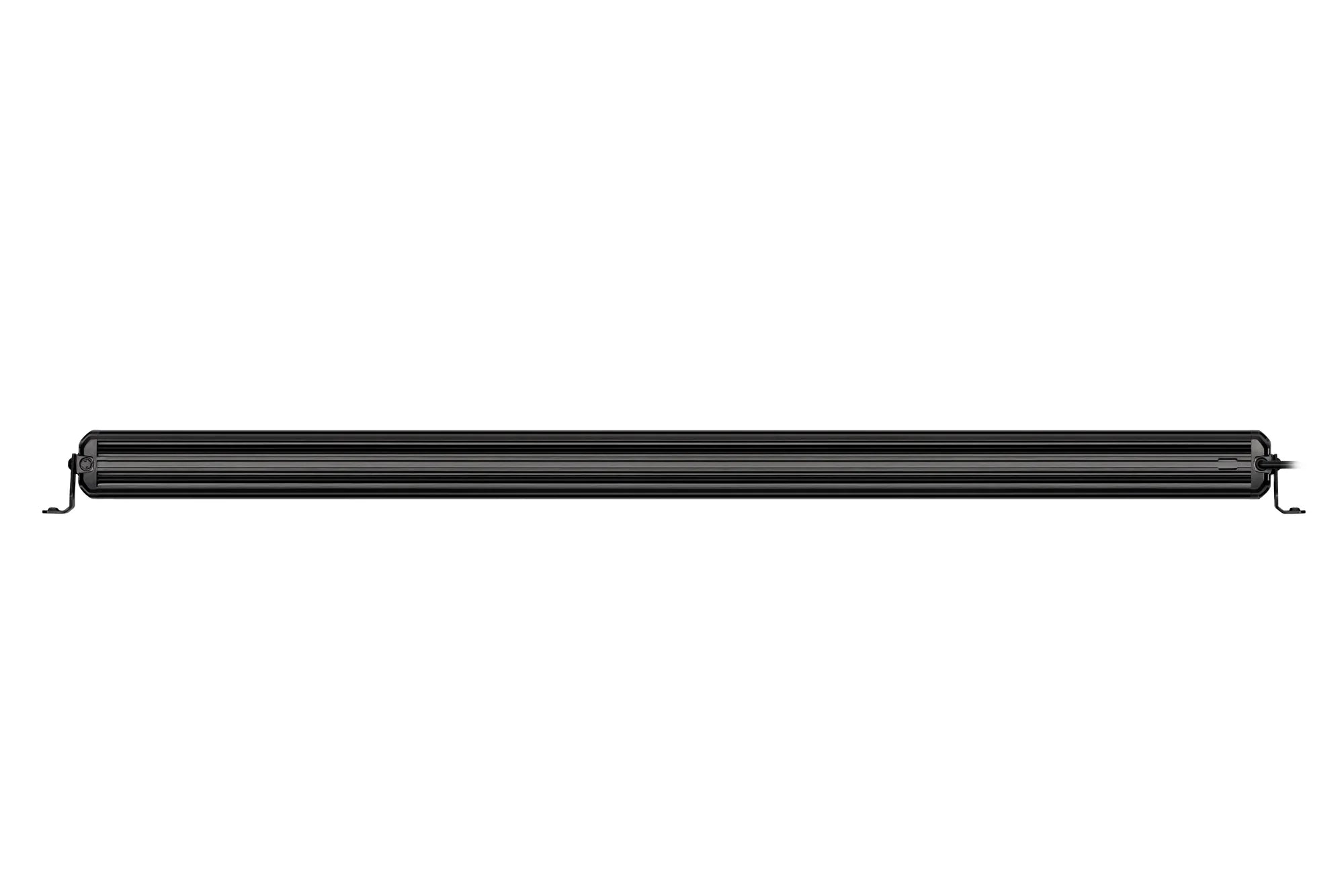 HELLA Black Magic Tough Double Row Lightbar 50" — back view with mounting brackets