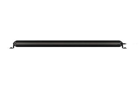 HELLA Black Magic Tough Slim Curved Lightbar 30" — back view with mounting brackets