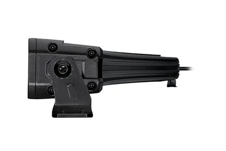 HELLA Black Magic Tough Slim Curved Lightbar 40" — side view of slim curved housing