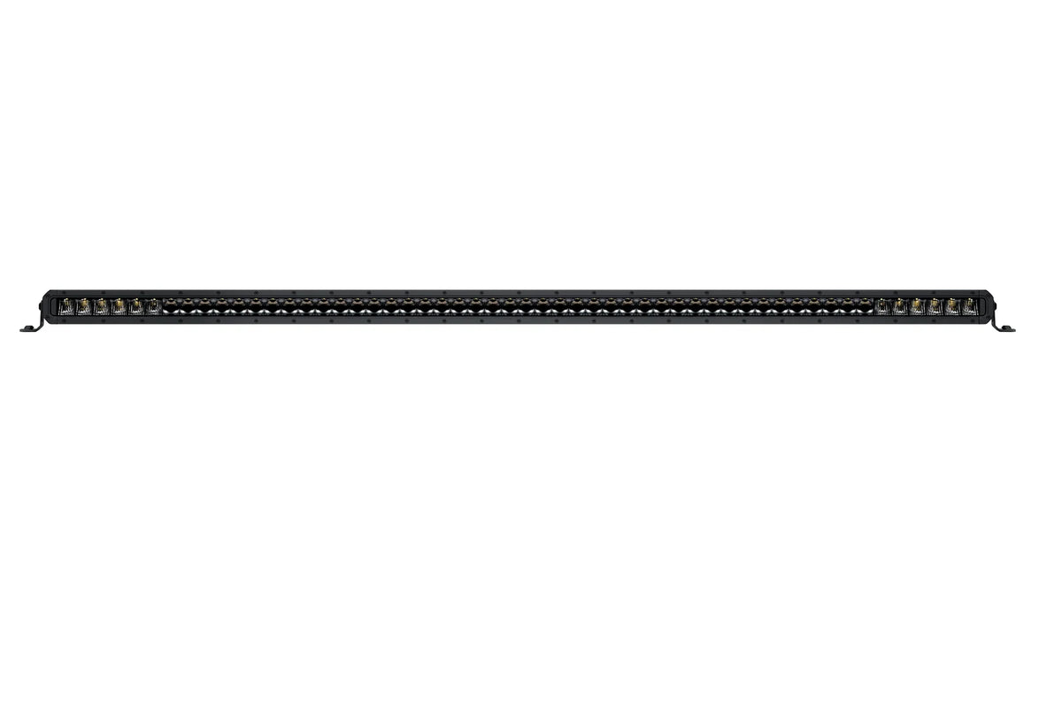 HELLA Black Magic Tough Slim Curved Lightbar 50" — front view of LED array
