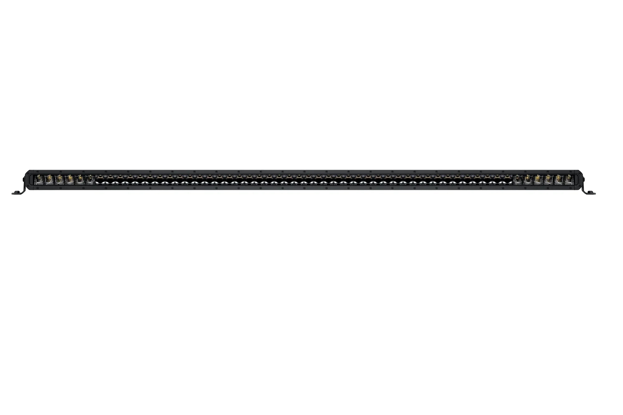 HELLA Black Magic Tough Slim Curved Lightbar 50" — front view of LED array