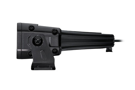 HELLA Black Magic Tough Slim Curved Lightbar 50" — left side view of slim curved housing
