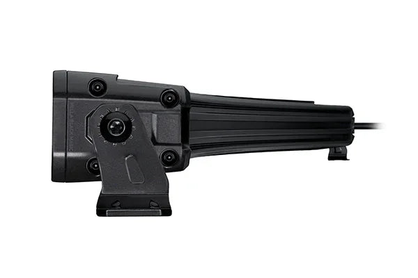 HELLA Black Magic Tough Slim Curved Lightbar 50" — side view of slim curved housing