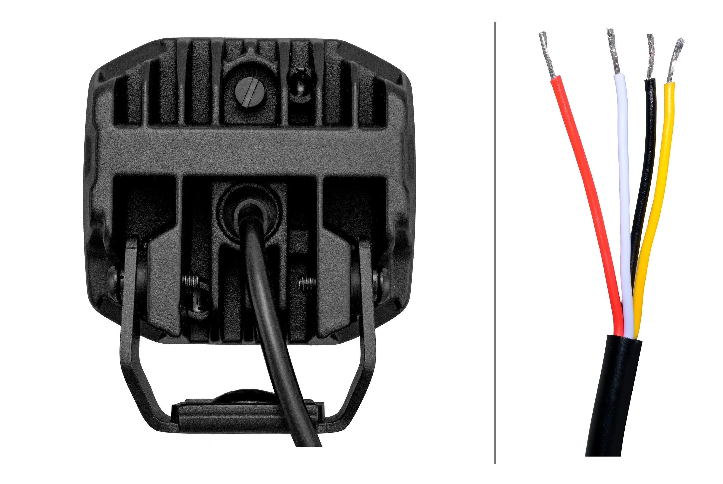 HELLA X-Treme Series LED Driving Lights IP69K rugged aluminum housing, four-wire auxiliary high-beam