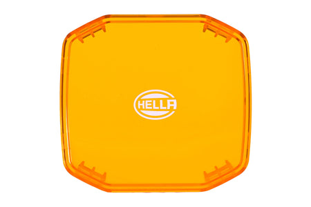 HELLA X-Treme Series LED Driving Lights amber lens cover, rugged IP69K, off-road auxiliary high-beam.
