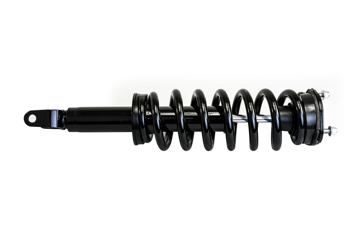 Black Hella Performance 2" leveling strut for 2009-2018 RAM 1500, featuring a heavy-duty coil spring.