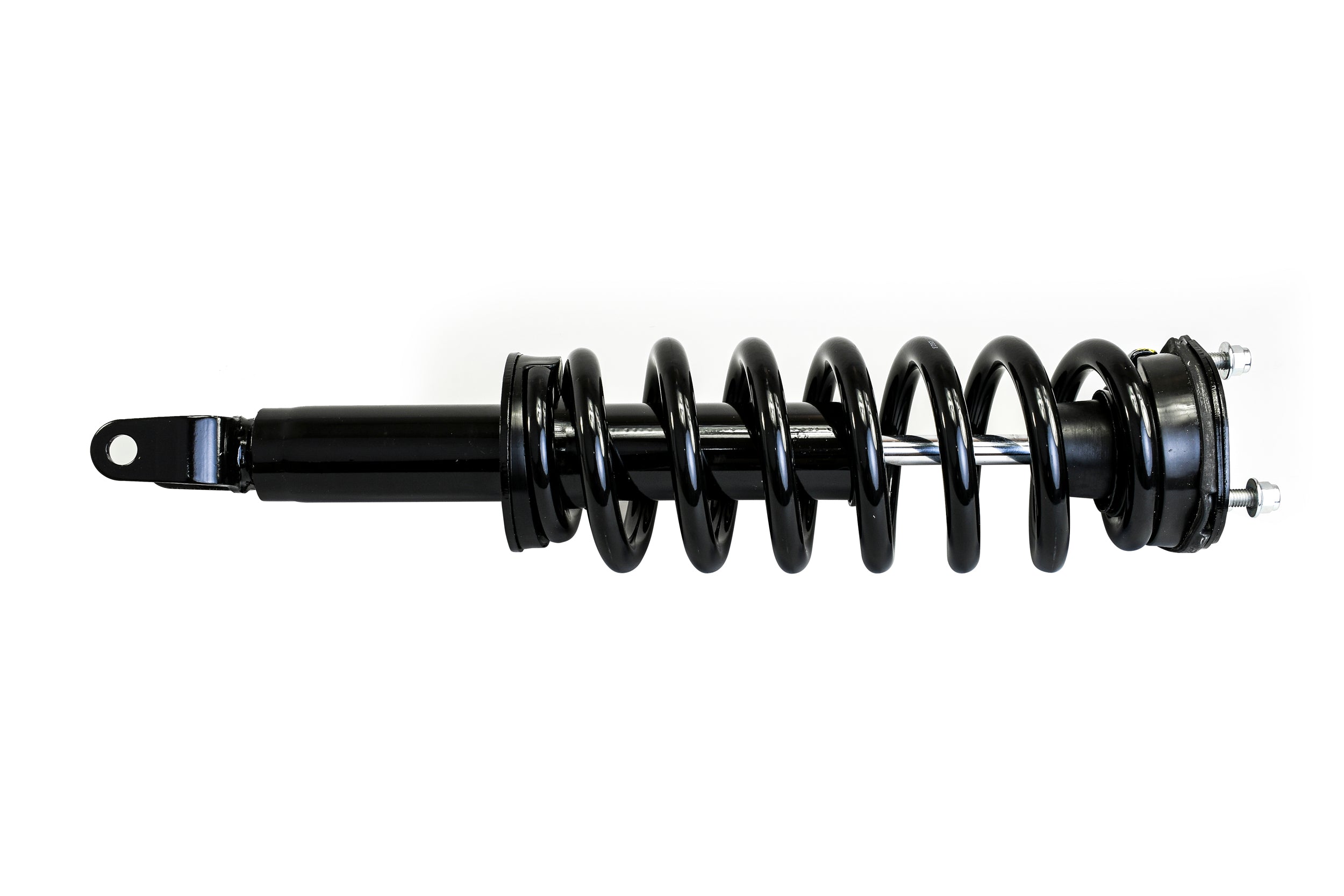 Black Hella Performance 2" leveling strut for 2009-2018 RAM 1500, featuring a heavy-duty coil spring.