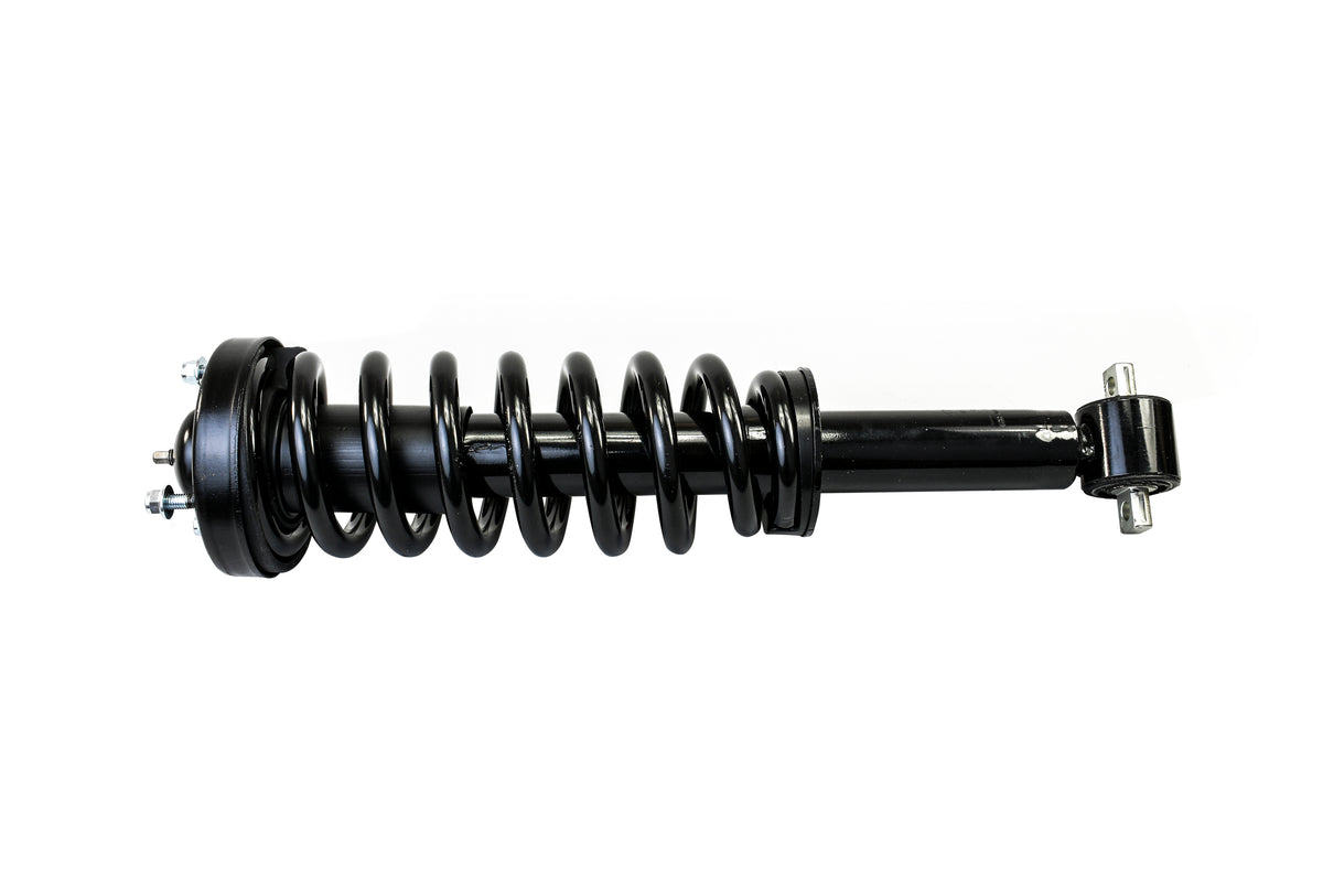 Black Hella Performance 2" leveling strut with coil spring for 2014+ Ford F150.