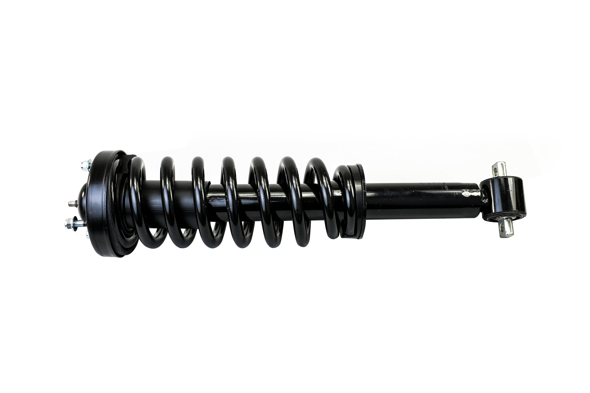 Black Hella Performance 2" leveling strut with coil spring for 2014+ Ford F150.