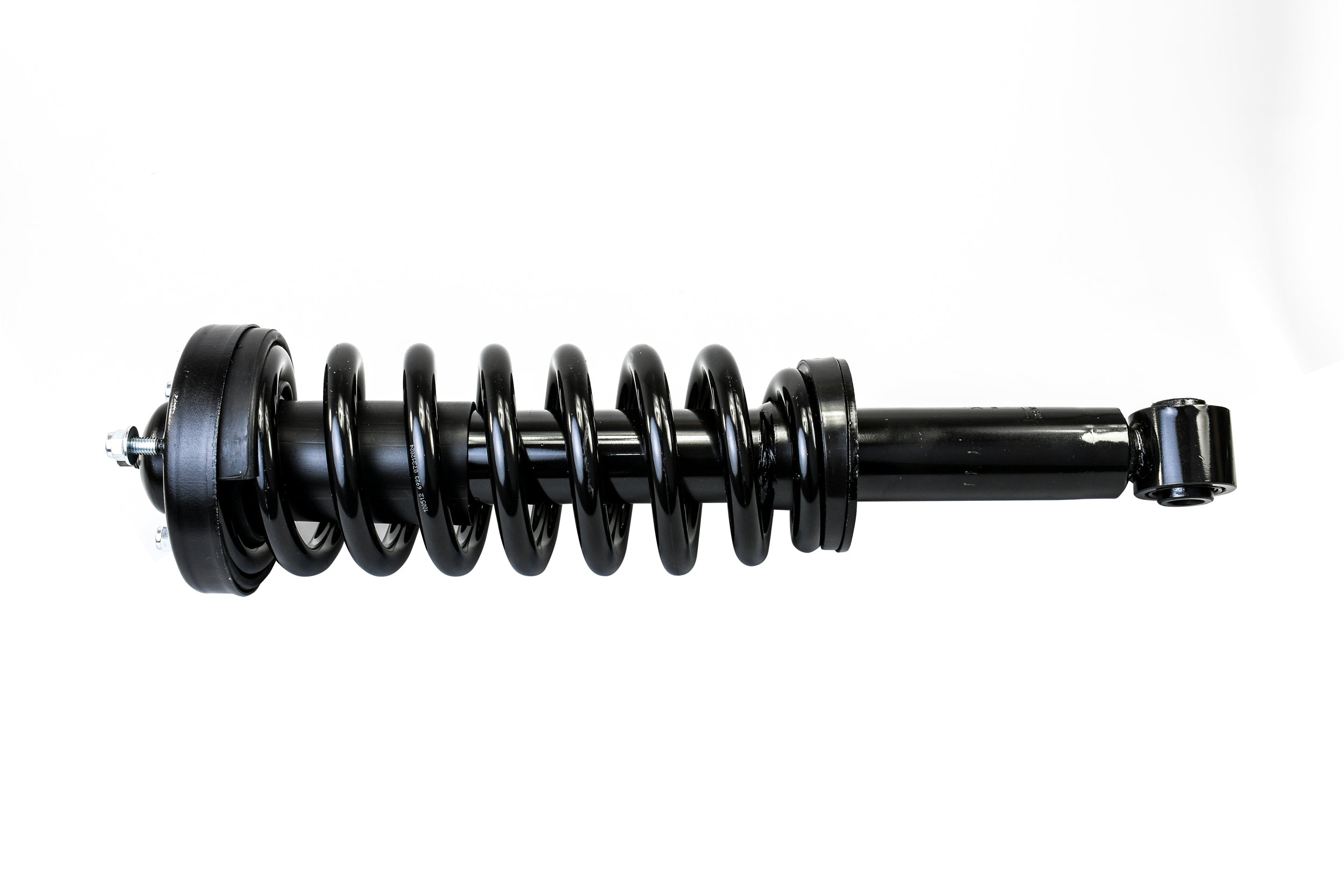 Black Hella 2" leveling strut for Ford F150 2009-2013, with coil spring and shock absorber.