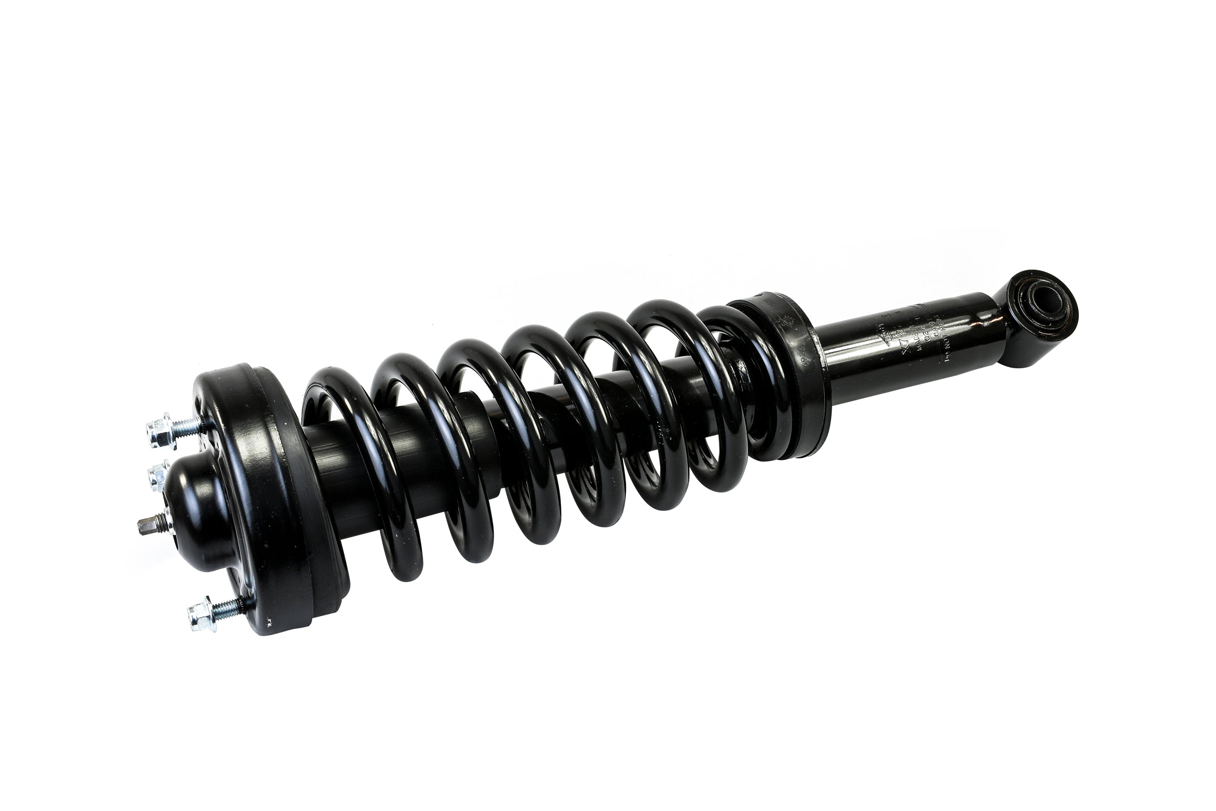 Black Hella Performance 2" leveling strut with coil spring for 2009-2013 Ford F150 4WD.